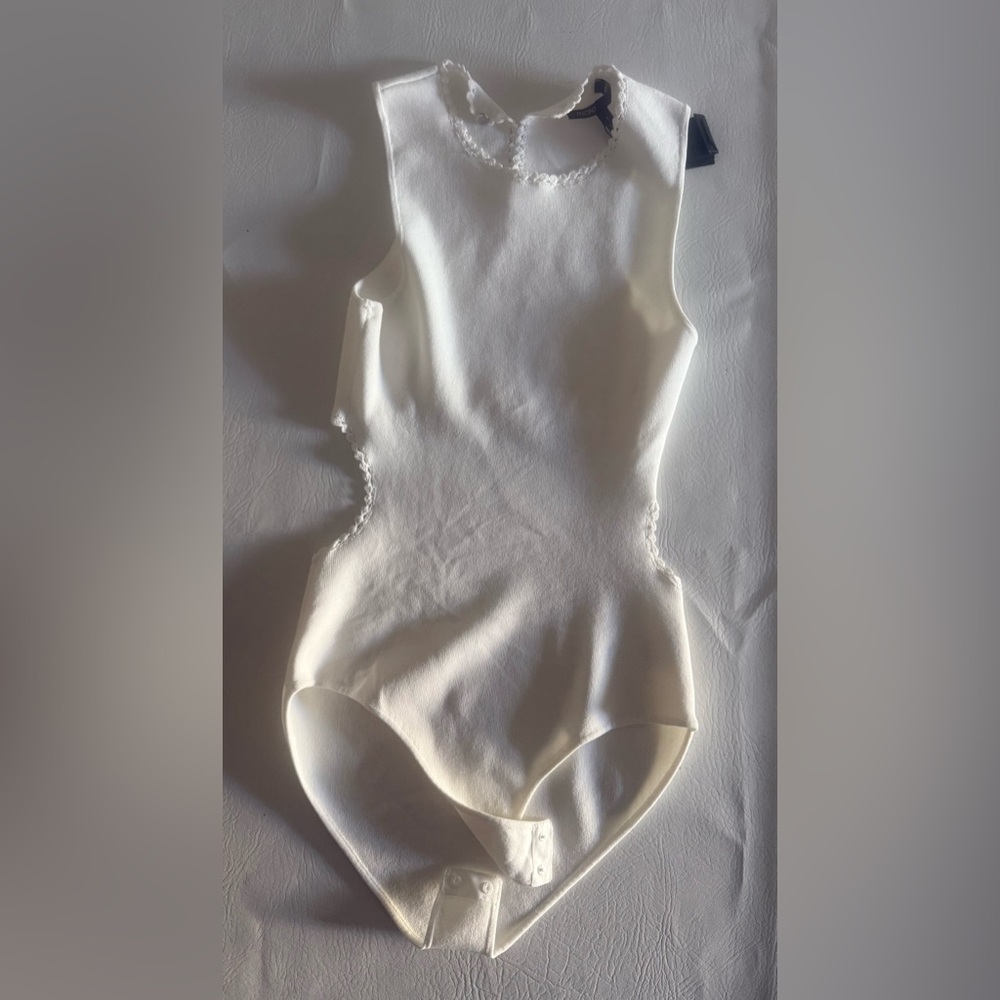 Maje Backless jewellery neck bodysuit - Picture 5 of 6
